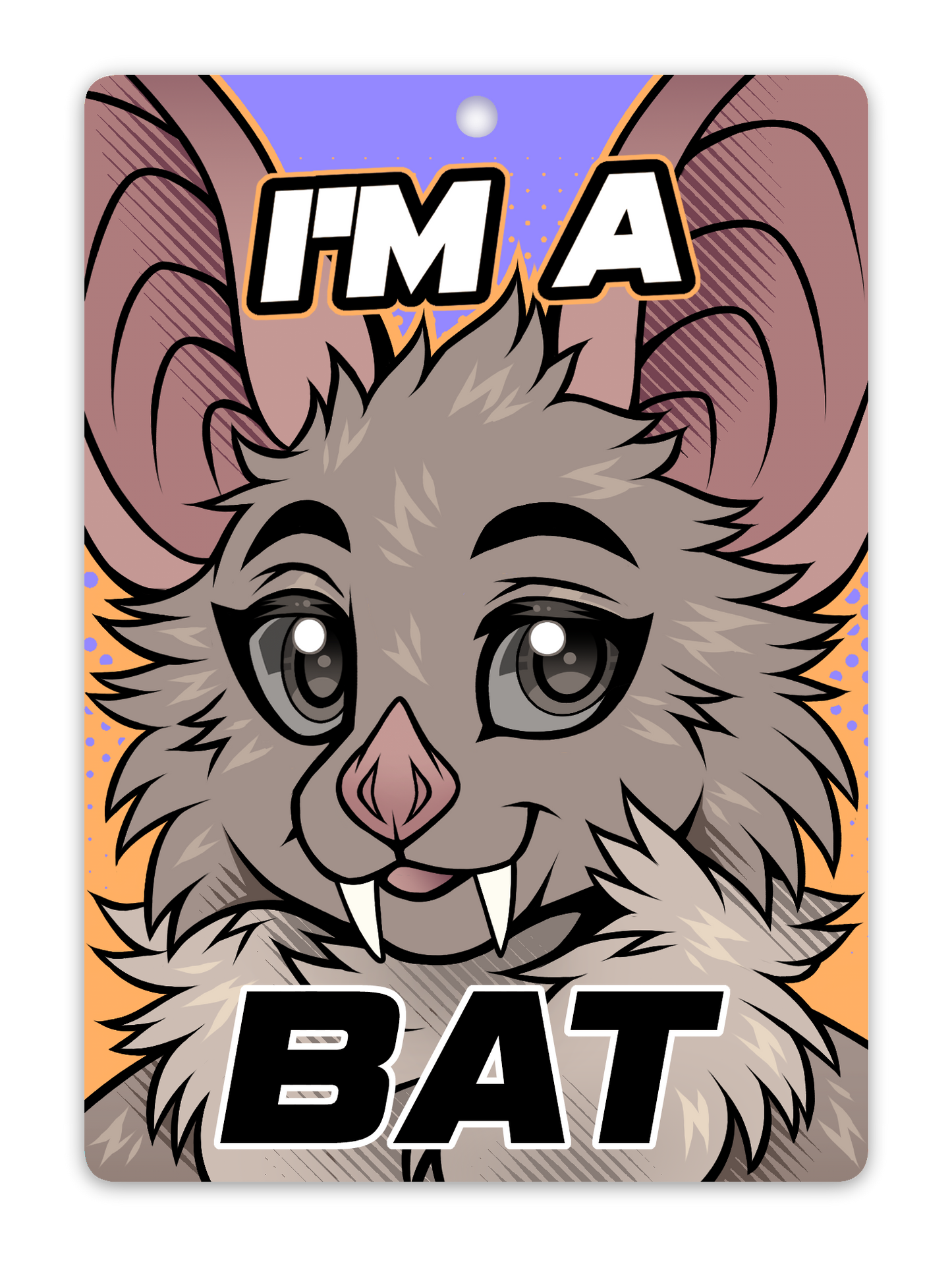 IM A BAT BADGE