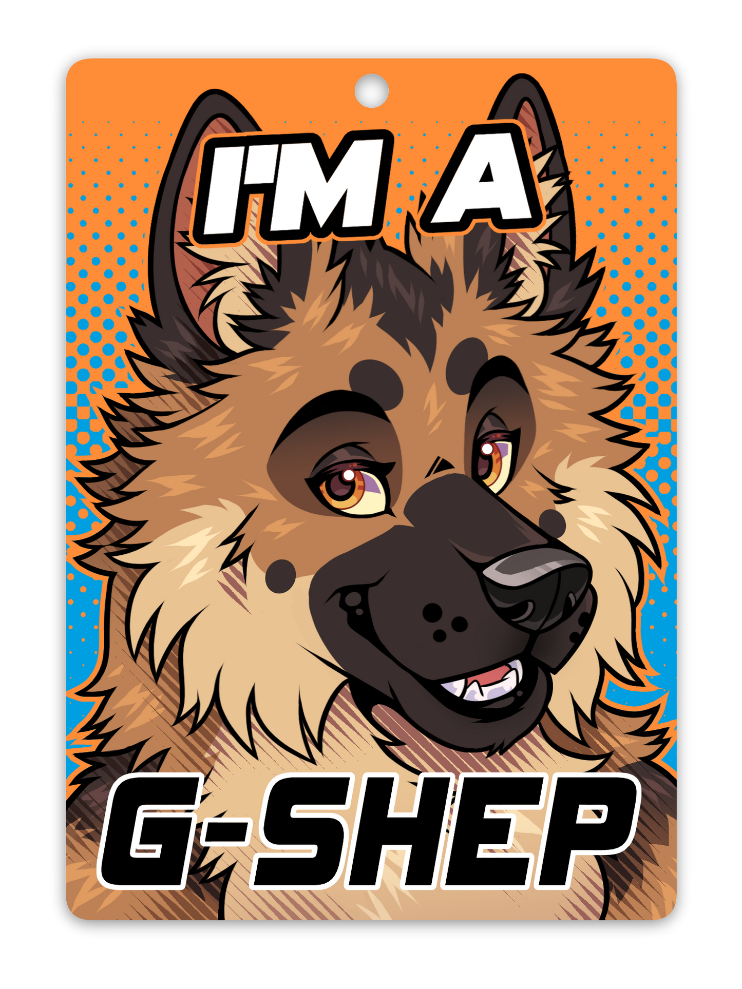 IM A G-SHEP BADGE