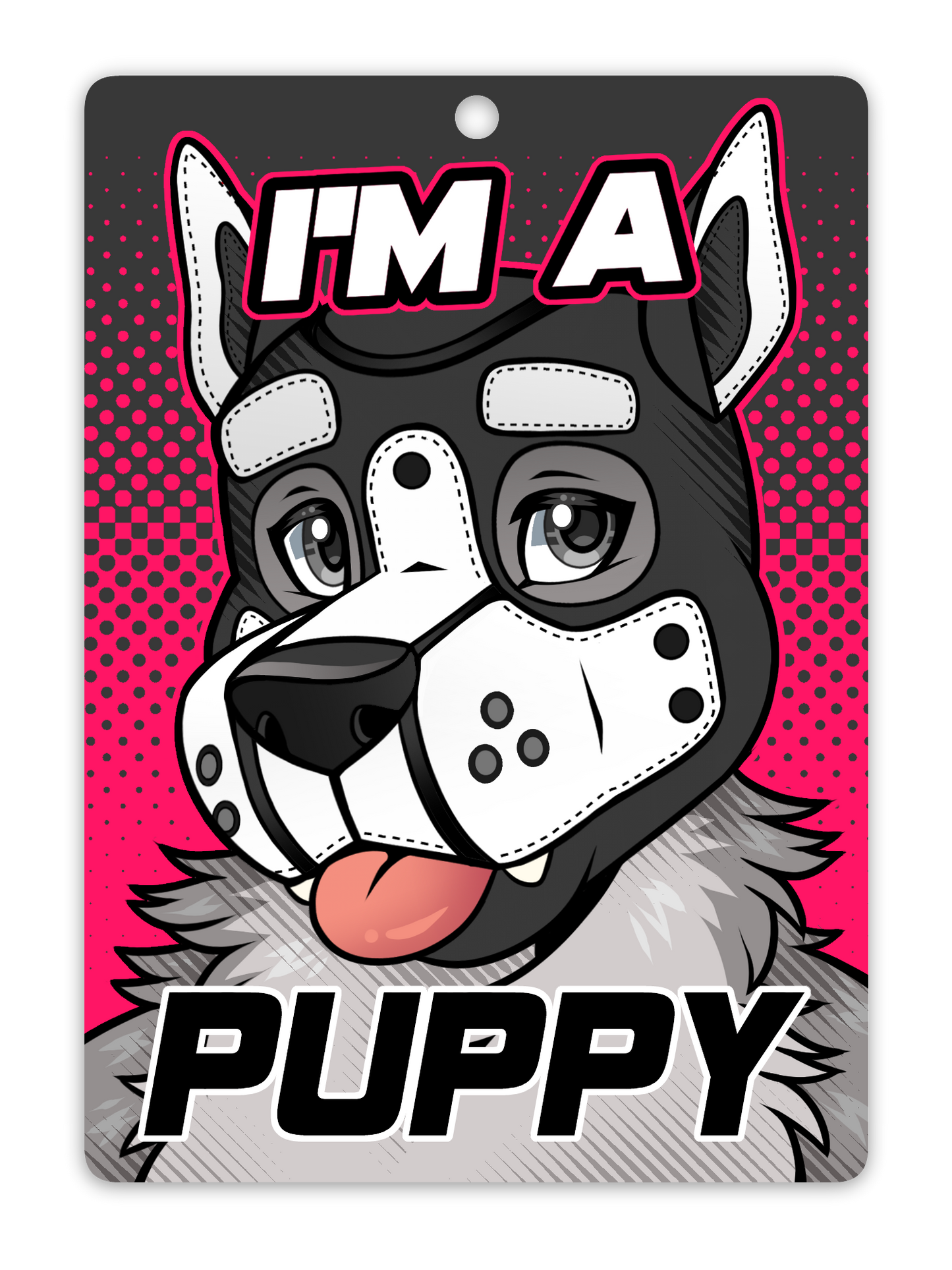 IM A PUPPY BADGE