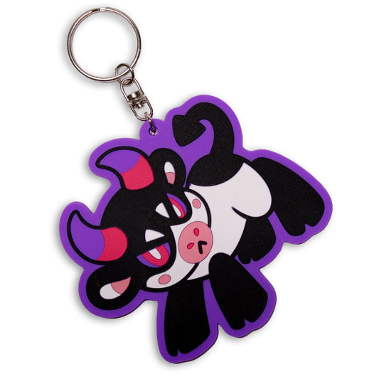 Mad Cow Standin PVC Keychain