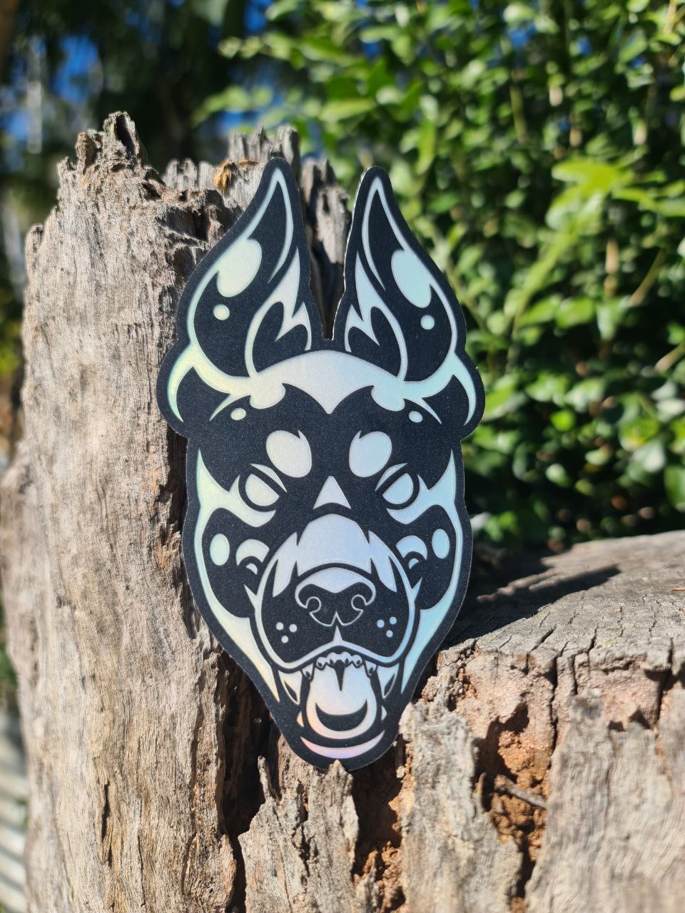 Shiny Dobie Holo Sticker