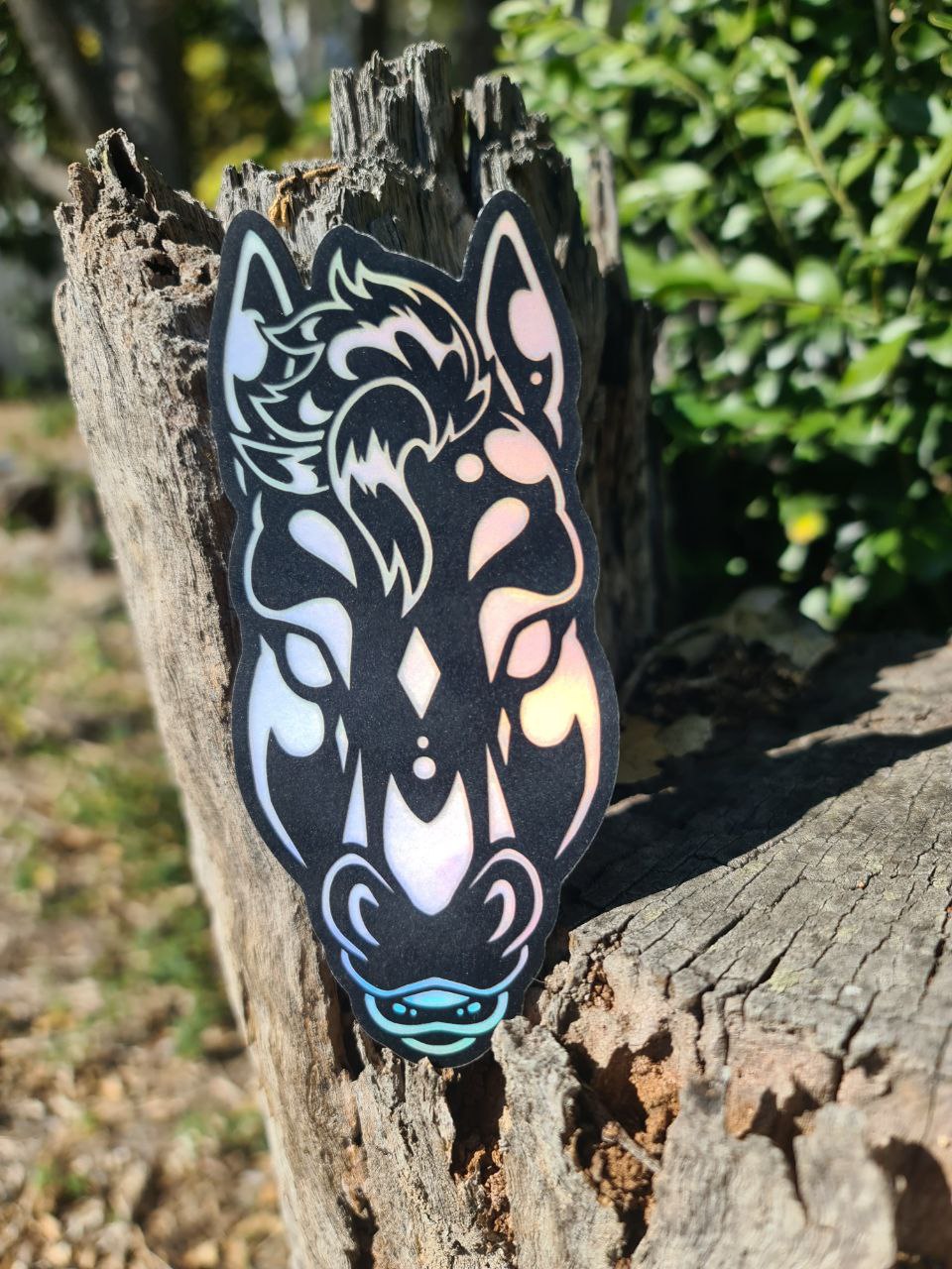 Shiny Horse Holo Sticker