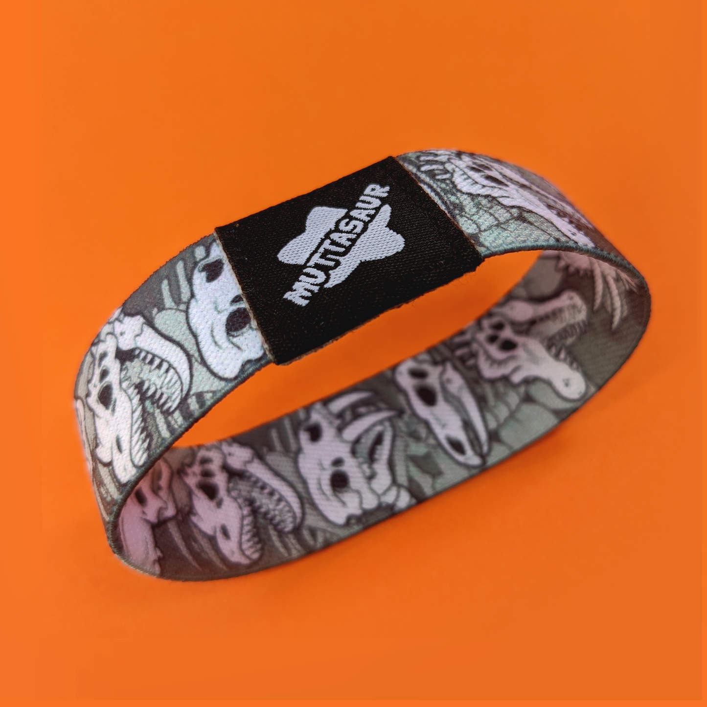 Dino Bones Fabric Bracelet