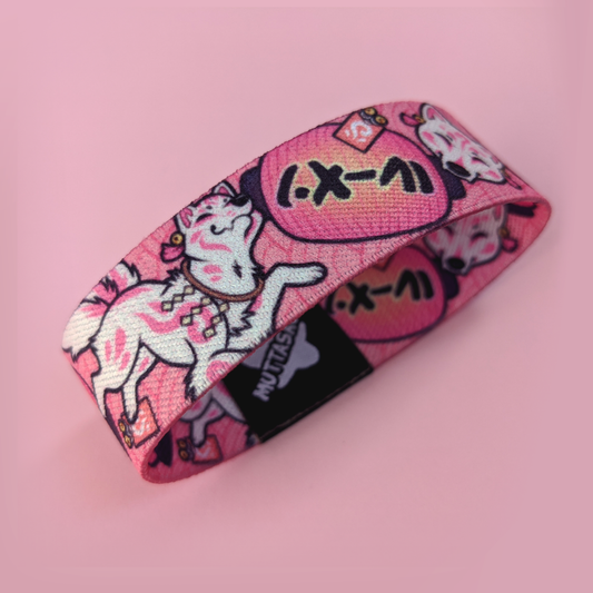 Kitsune Festival Fabric Bracelet