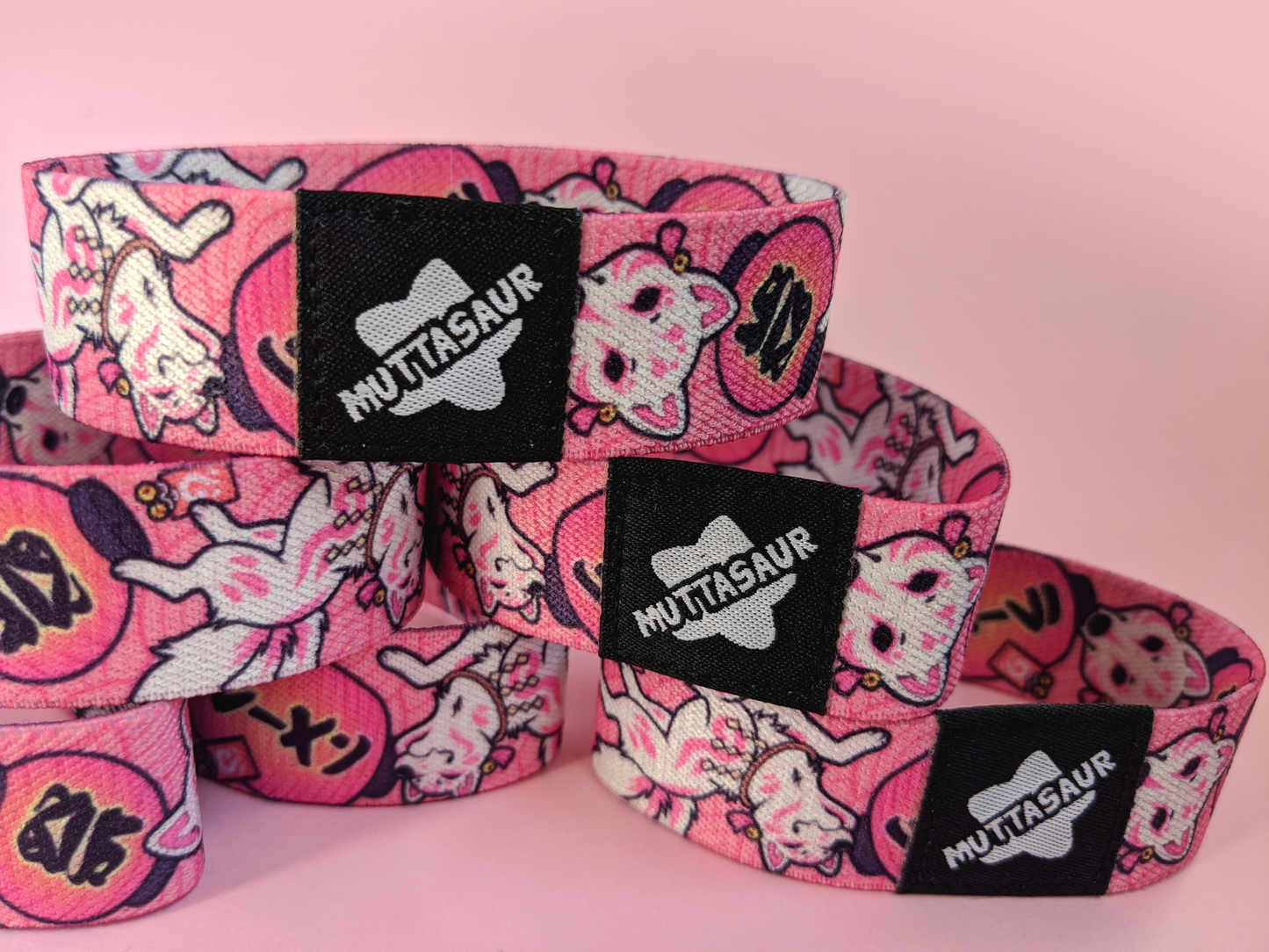 Kitsune Festival Fabric Bracelet