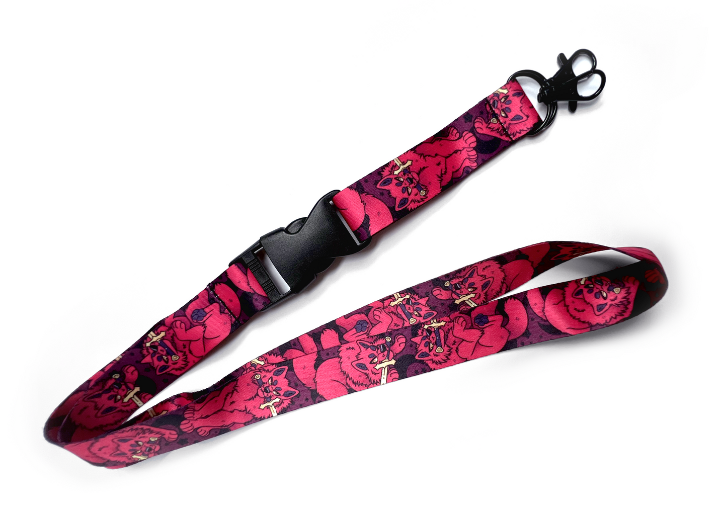 Red Moon Lanyard
