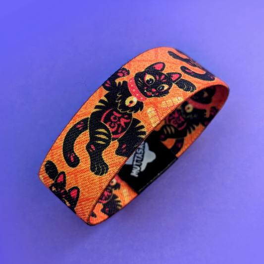 Lucky Cat Fabric Bracelet