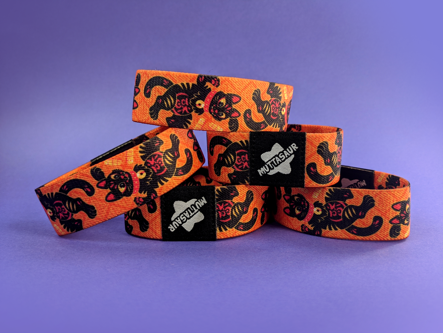 Lucky Cat Fabric Bracelet