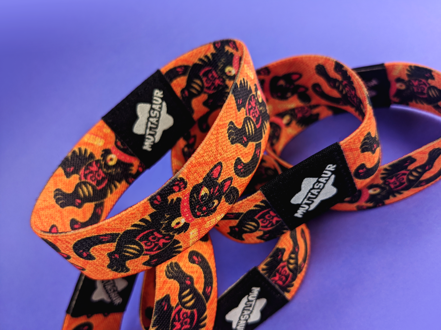 Lucky Cat Fabric Bracelet