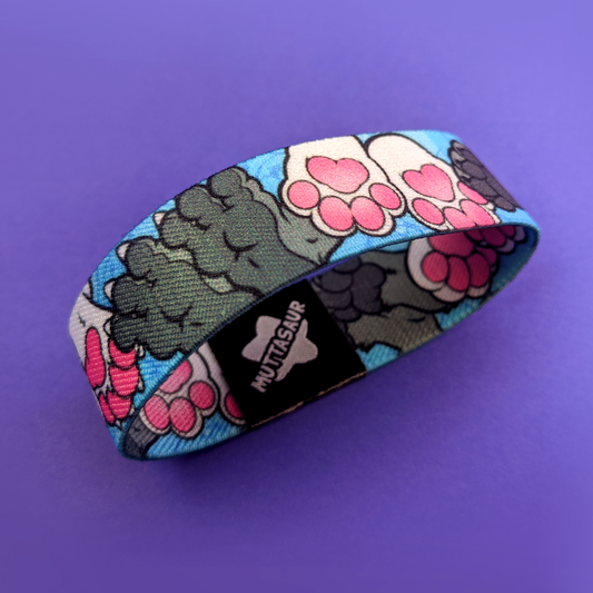 Paws Fabric Bracelet