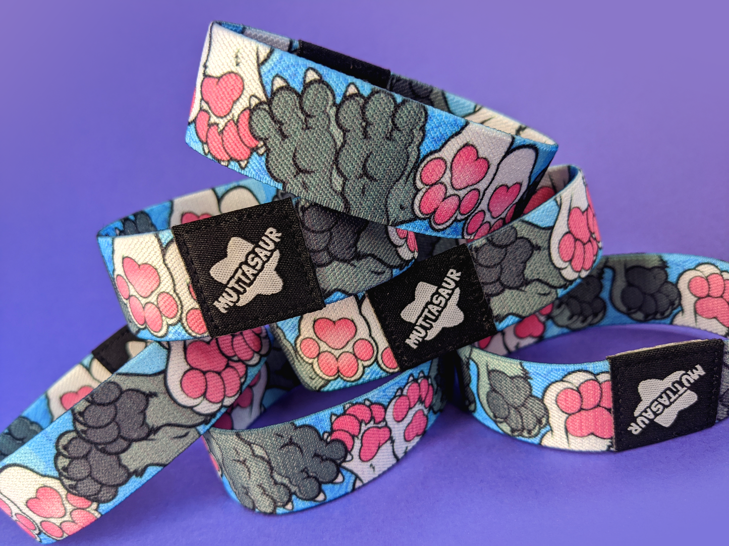Paws Fabric Bracelet