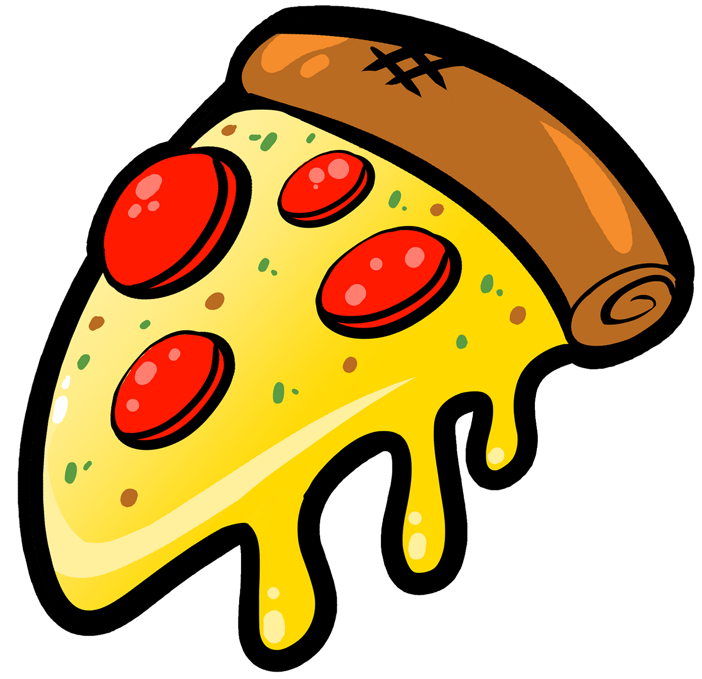 Pizza Slice Vinyl Sticker