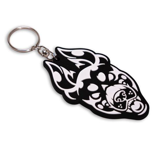 Shiny Dobie PVC Keychain
