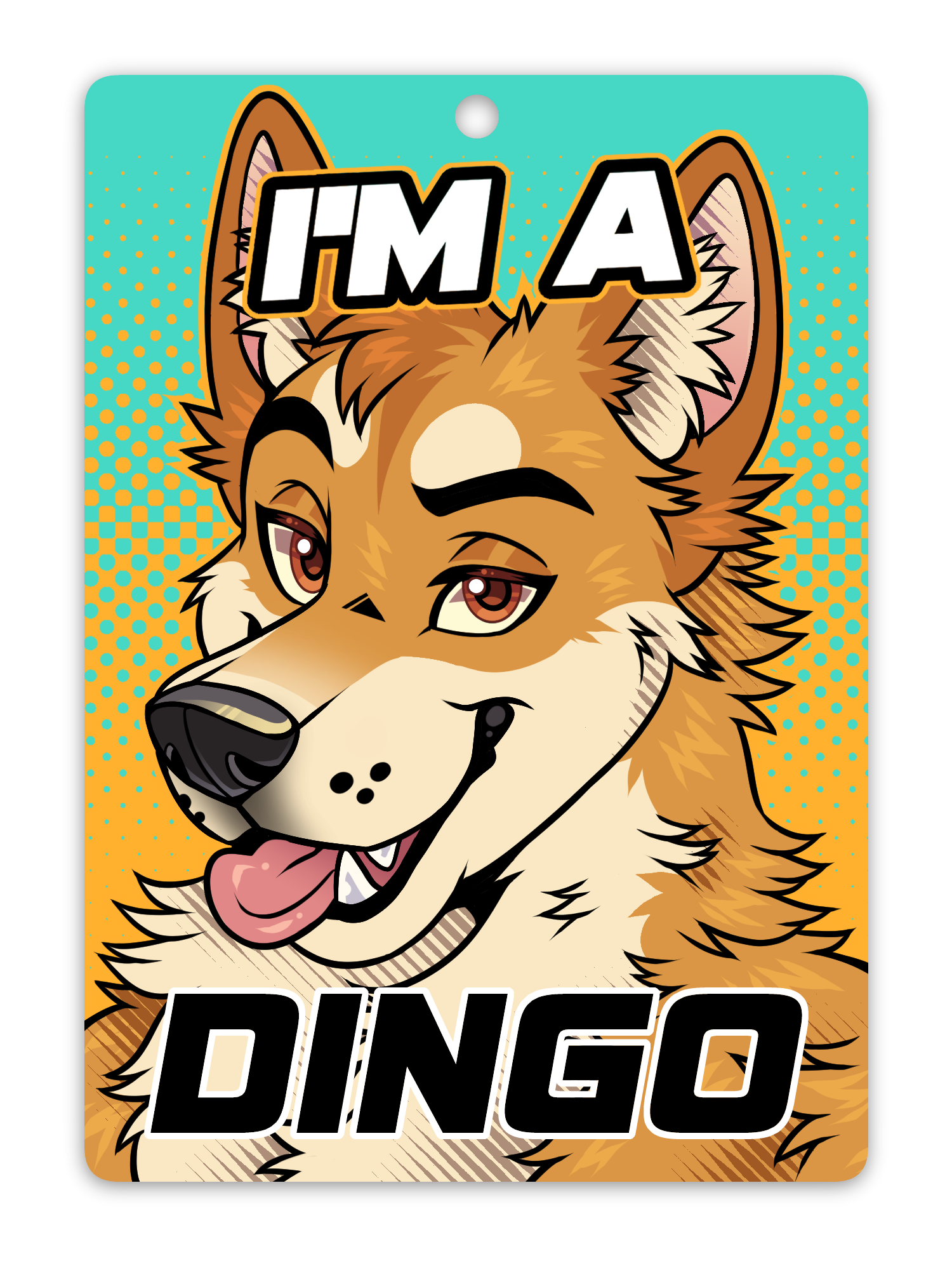 IM A DINGO BADGE – Muttasaur