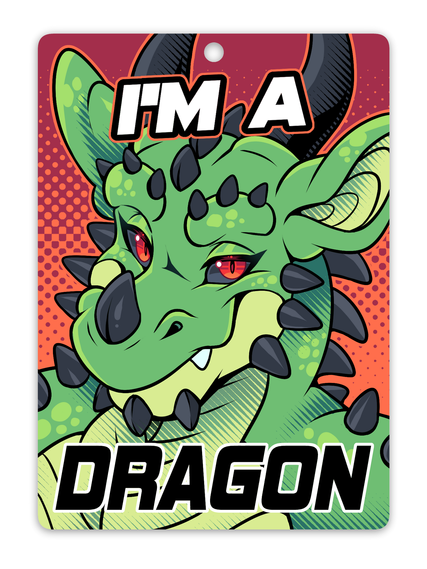 IM A DRAGON BADGE