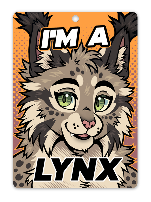 IM A LYNX BADGE