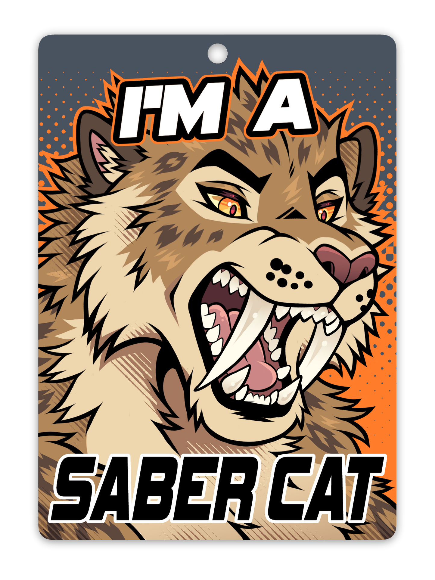 IM A SABER CAT BADGE