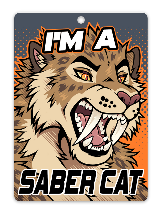 IM A SABER CAT BADGE