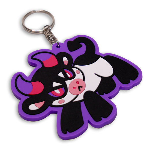 Mad Cow Standin PVC Keychain