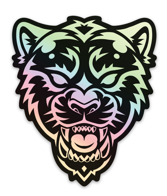 Shiny Panther Holo Sticker