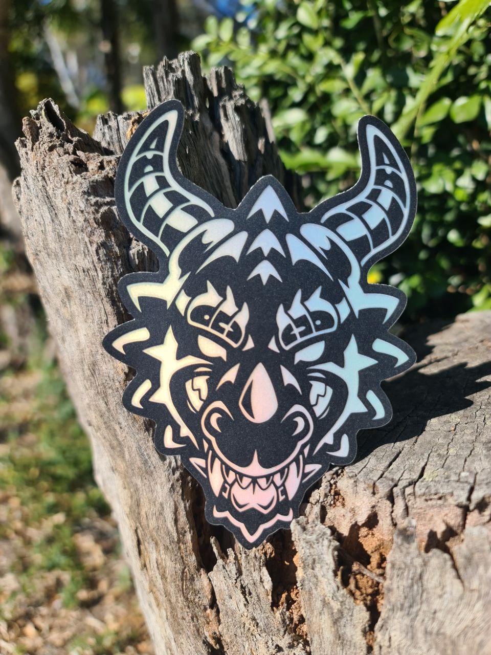 Shiny Dragon Holo Sticker