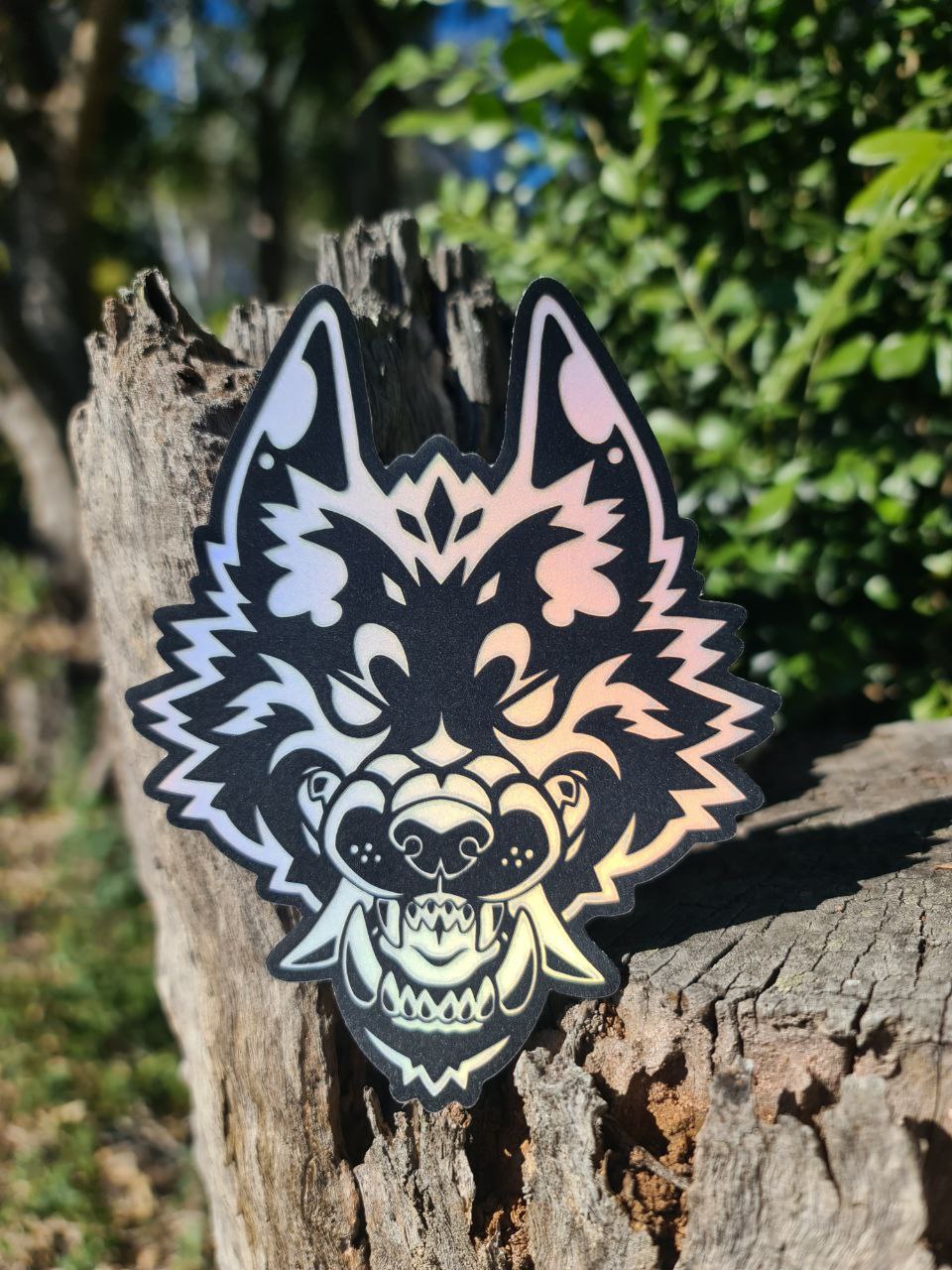 Shiny Werewolf Holo Sticker