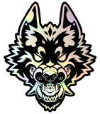 Werewolf Matte Holo Sticker