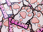 Beans Vinyl Sticker