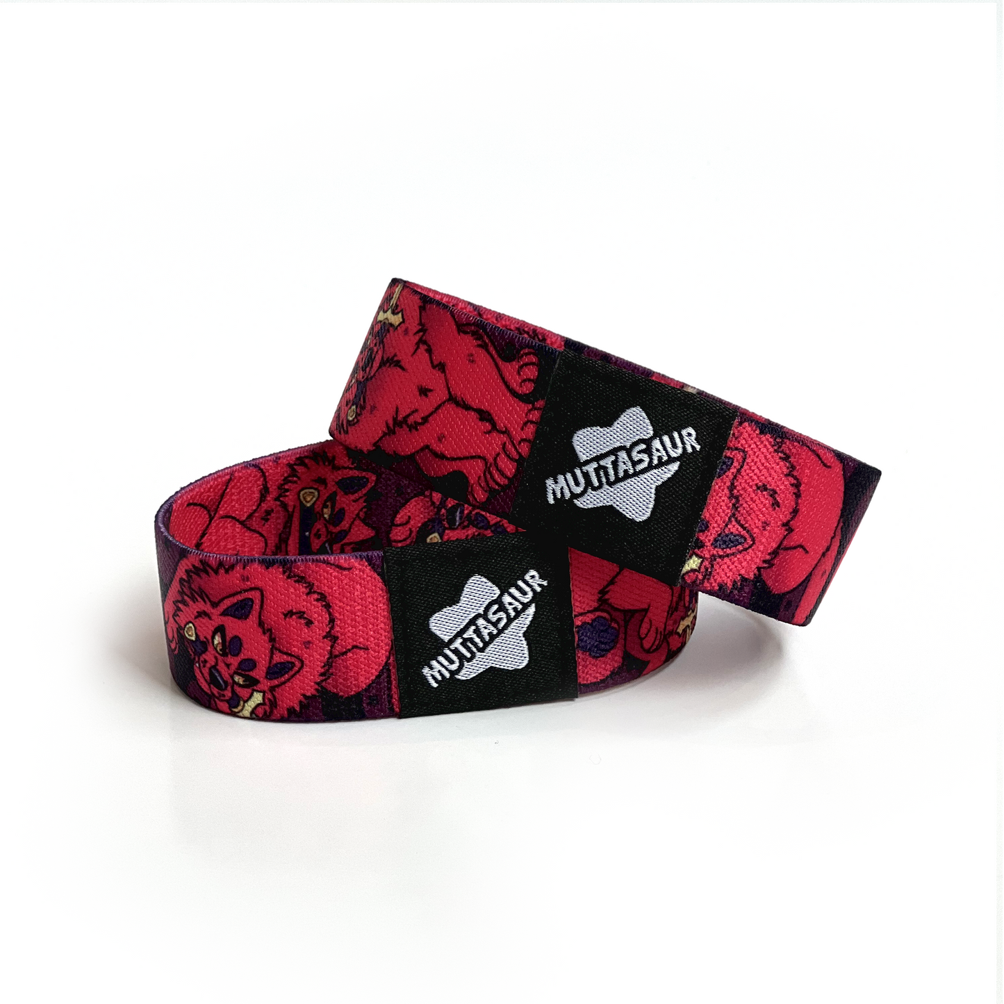 Red Moon Fabric Bracelet