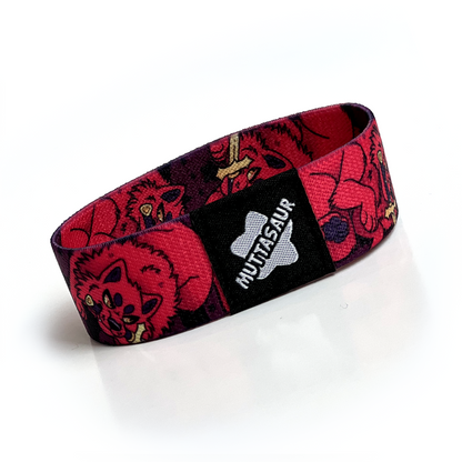 Red Moon Fabric Bracelet