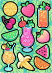 Juicy Sticker Sheet