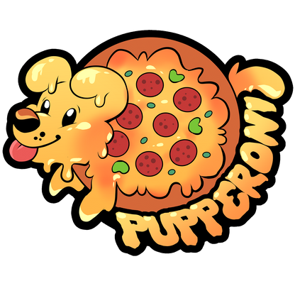 Pupperoni Vinyl Sticker