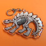 Stegosaurus Bones Acrylic Charm